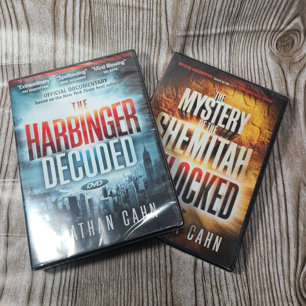Lot Mystery of the Shemitah Unlocked + Harbinger Jonathan Cahn  Documentary DVDs